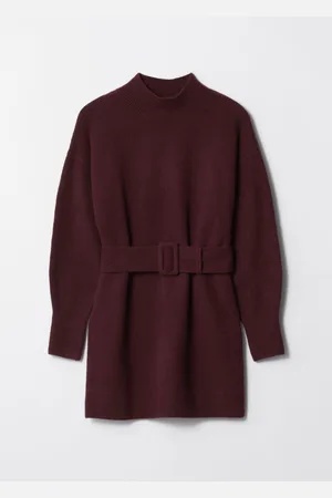 & OTHER STORIES Belted Mini Knit Dress