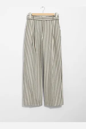 & OTHER STORIES Striped Tailored Trousers