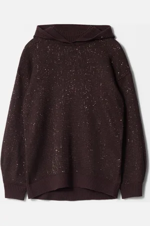& OTHER STORIES Metallic Knitted Hoodie