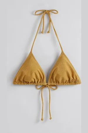 & OTHER STORIES Glitter Triangle Bikini Top