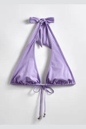 & OTHER STORIES Halterneck Triangle Bikini Top