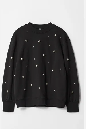 & OTHER STORIES Studded Cotton Sweatshirt