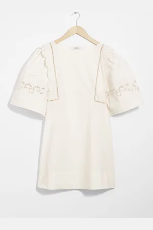 & OTHER STORIES Scalloped Mini Dress