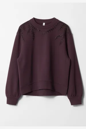 & OTHER STORIES Rhinestone-Embroidered Sweatshirt