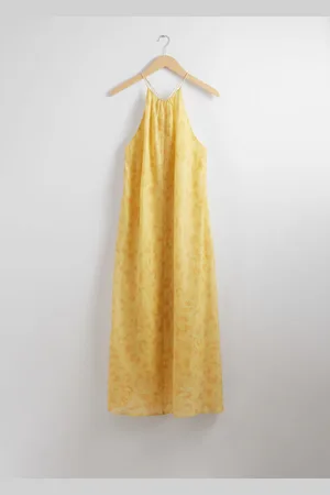 & OTHER STORIES Sleeveless Halterneck Midi Dress