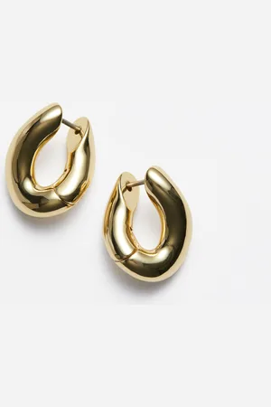 & OTHER STORIES Chunky Twist Hoops