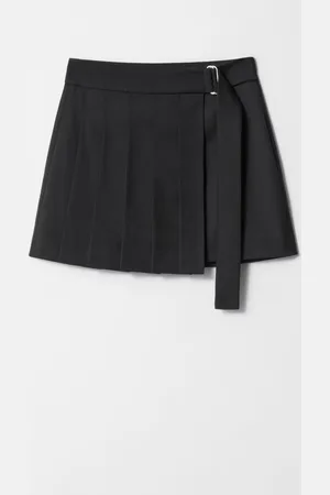 & OTHER STORIES Pleated Wrap Mini Skirt