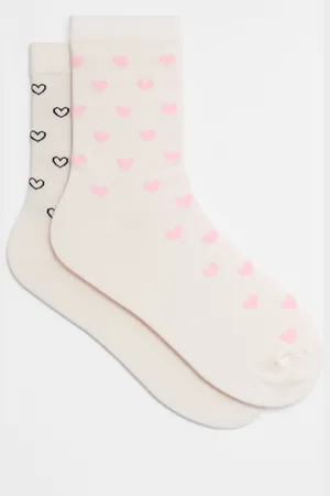 & OTHER STORIES 2-Pack Heart Motif Socks