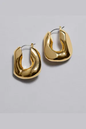 & OTHER STORIES Chunky Twist Hoop Earrings
