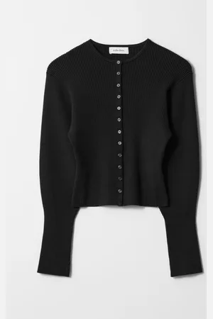 & OTHER STORIES Fitted Rib-Knit Cardigan