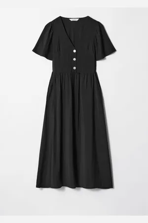 & OTHER STORIES Flutter-Sleeve Midi Dress