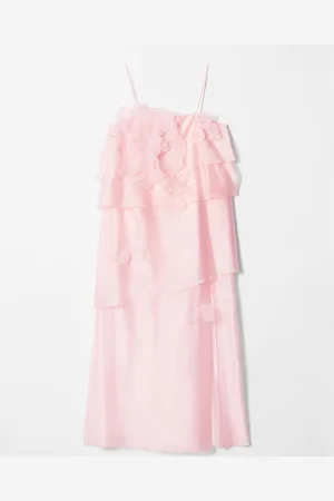 & OTHER STORIES Floral-Appliqué Maxi Dress