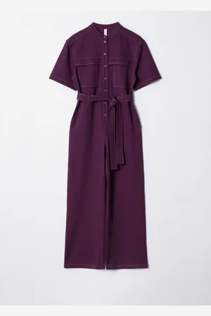 & OTHER STORIES Short-Sleeve Utility Jumpsuit