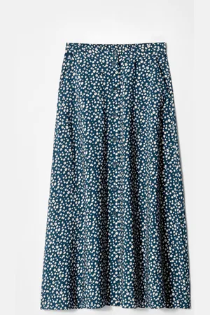 & OTHER STORIES Buttoned A-Line Midi Skirt