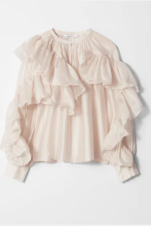 & OTHER STORIES Asymmetric Ruffle Blouse