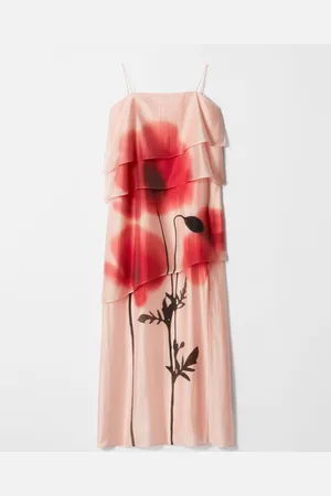 & OTHER STORIES Floral-Appliqué Maxi Dress
