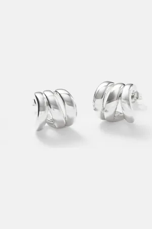 & OTHER STORIES Layered-Wire Stud Earrings