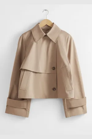 & OTHER STORIES Short Trench Coat Jacket