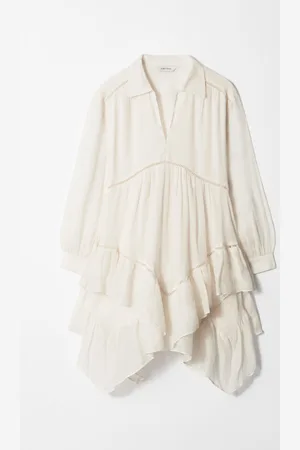 & OTHER STORIES Ruffle Ramie Mini Dress