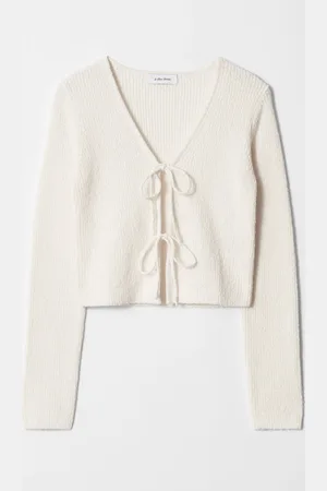 & OTHER STORIES Knitted Tie-Detail Cardigan