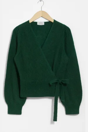 & OTHER STORIES Mohair-Blend Knitted Wrap Cardigan
