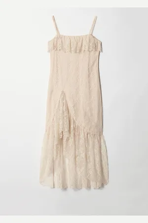 & OTHER STORIES Ruffle Lace Midi Dress