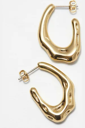 & OTHER STORIES Wavy Hoop Earrings