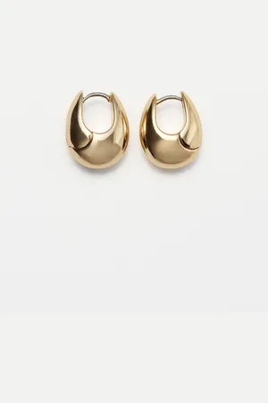 & OTHER STORIES Oval Bell Hoops