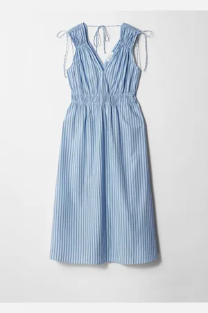 & OTHER STORIES Tie-Detailed Midi Dress