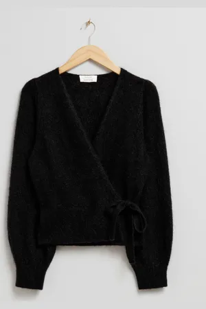& OTHER STORIES Mohair-Blend Knitted Wrap Cardigan