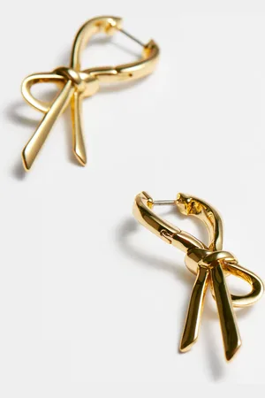 & OTHER STORIES Knot Hoop Earrings