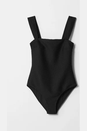 & OTHER STORIES Textured Square-Neck Swimsuit
