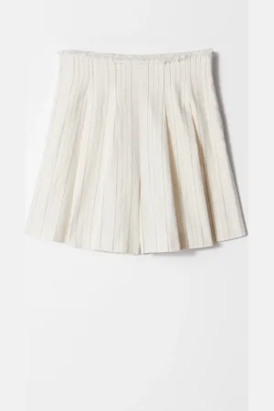 & OTHER STORIES Raw-Edge Pleated Shorts