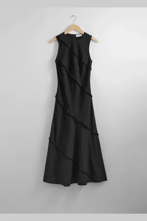 & OTHER STORIES Sleeveless A-Line Midi Dress