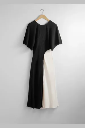 & OTHER STORIES Satin Midi Dress