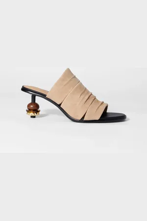 & OTHER STORIES Bead-Embellished Leather Mules