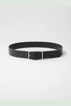 & OTHER STORIES Rectangular-Buckle Leather Belt