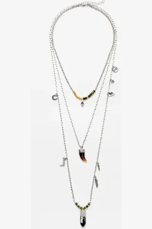 & OTHER STORIES Layered Pendant Necklace