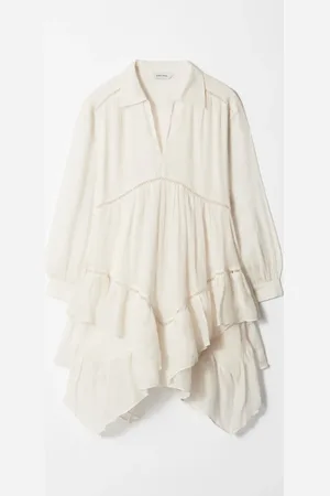 & OTHER STORIES Ruffle Ramie Mini Dress