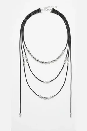 & OTHER STORIES Layered String Cord Necklace