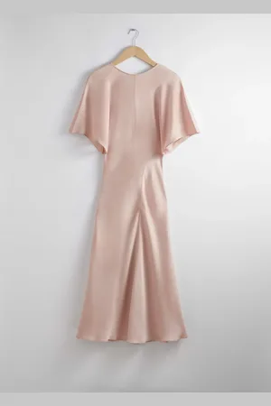 & OTHER STORIES Satin Midi Dress