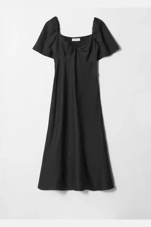 & OTHER STORIES Linen Midi Dress