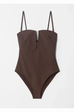 & OTHER STORIES V-Cut Swimsuit