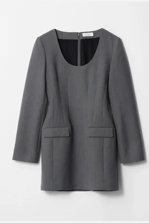& OTHER STORIES Waisted Tailored Mini Dress