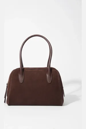 & OTHER STORIES Suede Bowling Bag