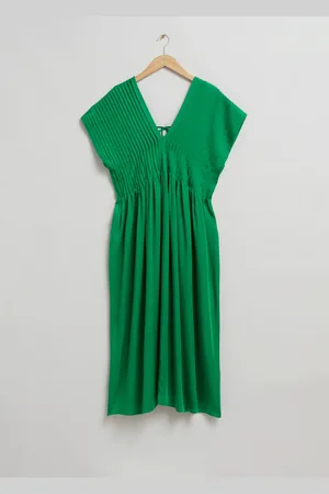 & OTHER STORIES Pleated Midi Dress