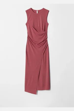 & OTHER STORIES Draped Midi Dress