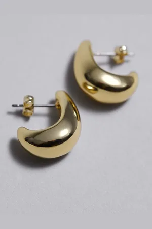 & OTHER STORIES Curved Earrings