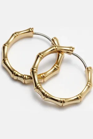 & OTHER STORIES Bamboo-Look Hoop Earrings