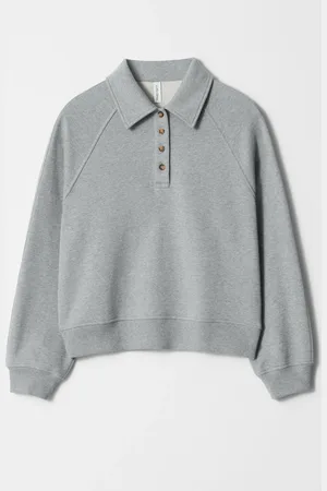 & OTHER STORIES Collared Polo Sweatshirt